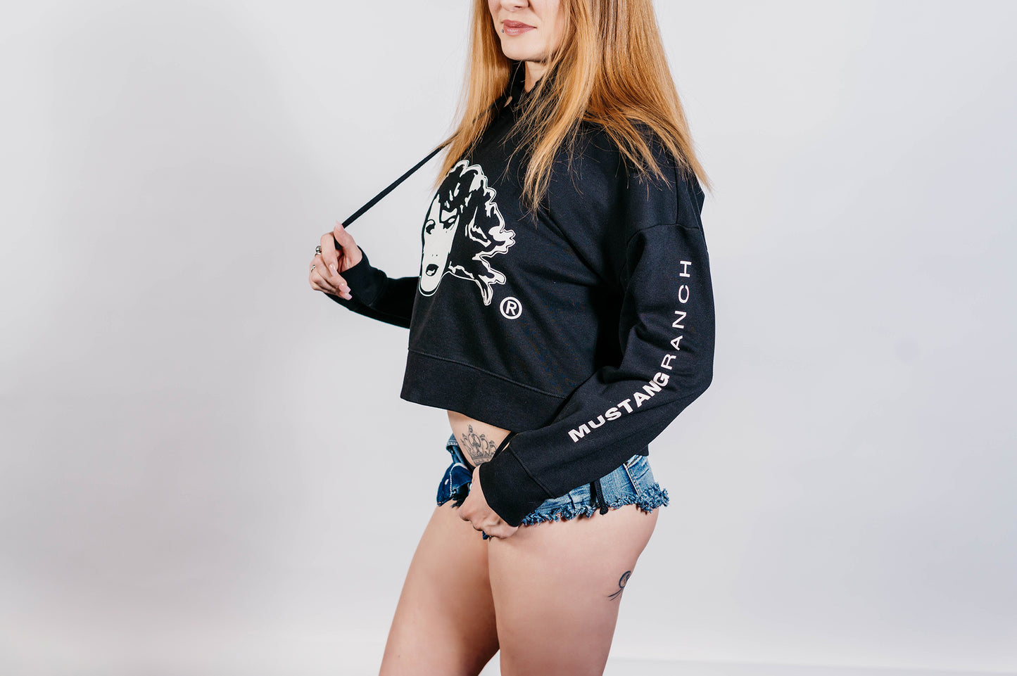 Ladies Cropped Hoodie